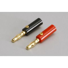 Gold Jack Plugs 4.0mm (Pr) Screw
