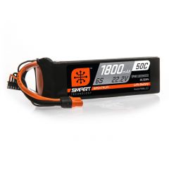 1800mAh 6S 22.2V 50C Smart LiPo Battery; IC3