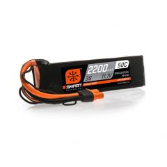 2200mAh 3S 11.1V 50C Smart LiPo Battery; IC3