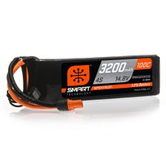 3200mAh 4S 14.8V 100C Smart LiPo Battery; IC3