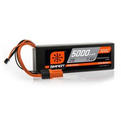 5000mAh 2S 7.4V 100C Smart LiPo Hardcase; IC5