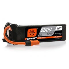 5000mAh 6S 22.2V 50C Smart LiPo Battery; IC5