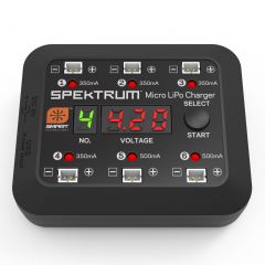 Spektrum Micro 6 Port DC/USB 1S LiPo Charger