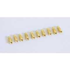 Orion GOLD PLUG 4MM (MALE x10)