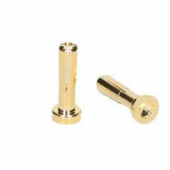 Orion GOLD PLUG 5MM MALE (2) LOW PROFILE