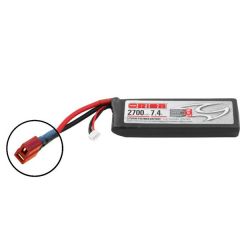 Orion ORION LIPO LED 2S-2700-7.4V-50C -L118xW35xH20.5/166g- DEANS