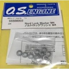 OS Nord Lock Washer M4 Pack of 10 (Box3)