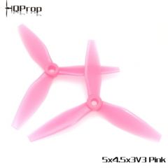 HQProp 5X4.5X3V3 (2CW+2CCW)-Poly Carbonate - Light Pink