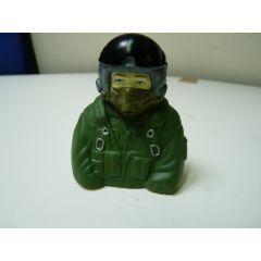 1:7  bust Jet pilots  Fully Painted In Green Suit (No Mask Hose)
