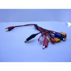 10 Into 1 Charging cable with 4MM Banana Plugs