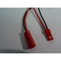 Pair of JST BEC Connectors 22awg 100mm