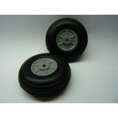 Light Weight Treaded PU Wheel 2 Inch 51mm Pair