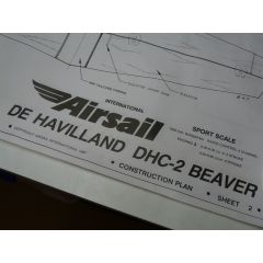 Airsail De Havilland DHC-2 Beaver Spare Plans