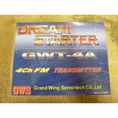 GWS 4ch Transmitter and Micro Revceiver with 3 Micro 9gr servos