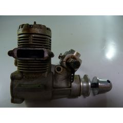 Second Hand engine Glow 2-stroke Webra 40 missing crank case cover bolts and silencer (Box64)