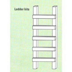 Evergreen Ladder Kit HO Scale 2 12 Inch Ladders EVG201