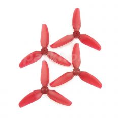 HQ Durable Prop 5x4.3X3 V1S Tri-blade Light Red (2 pairs ) P2779