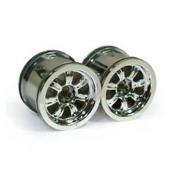 Thunder Tiger Chrome Plated Front Wheels ZK Pair PD2143 (22)