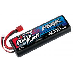 Peak Racing POWER PLANT PEAK LIPO 2S-7.4V-4000-45C-DEANS 12AWG