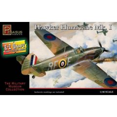 Plastic Kit Pegasus Hobbies 1:48 Scale Hawker Hurricane Mk I Ez Snapz kit PKPG8411