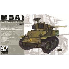 M5A1 Stuart Light Tank Early Production 1:35