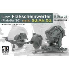 Sw-36 Searchlight & SdAh 51 Trailer 1:35