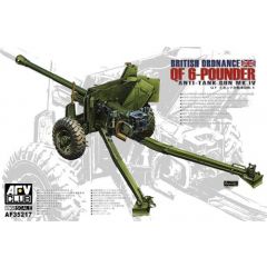 QF Mk 4 6 Pdr British Anti-tank Gun Late 1:35