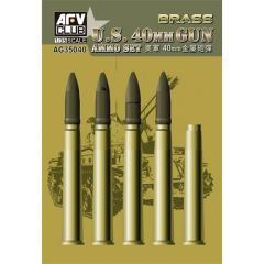 Bofors 40mm Brass Ammo Set 1:35