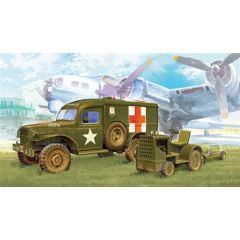 WWII US Ambulance & Towing Tractor 1:72