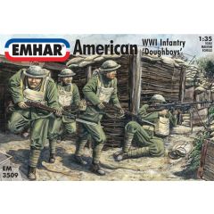 American WWI Infantry Doughboys 1:35