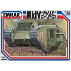 Mk IV Male WWI Heavy Battle Tank 1:35