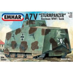 Emhar 1/72 A7V Sturmpanzer German WWI Tank