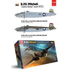 B-25J Mitchell Glass Nose over MTO 1:32