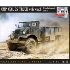 CMP C60L GS Truck with winch 3 ton 4x4 chassis Cab 11 1:35