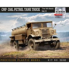 CMP C60L Petrol Tank Truck 3 ton 4x4 chassis Cab 13 1:35