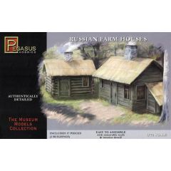 Russian Farm Houses (1 big 1 small) 1:72