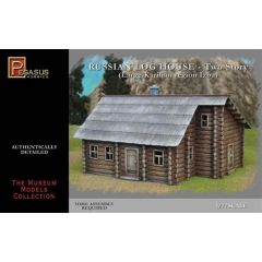 Russian Two-Storey Log House 1:72