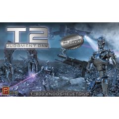 Chrome Plated T2 T-800 Endoskeletons (kit) 1:32