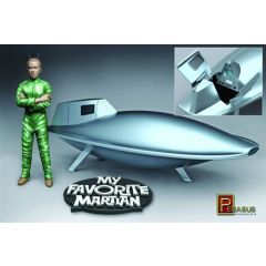 My Favorite Martian Uncle Martin Figure & Spaceship Pre-Blt 1:18