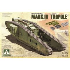 WWI Heavy Battle Tank Mk IV Male Tadpole 1:35