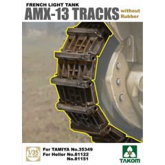 French Light Tank AMX-13 Tracks without Rubber 1:35