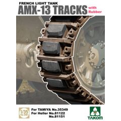 French Light Tank AMX-13 Tracks with Rubber 1:35