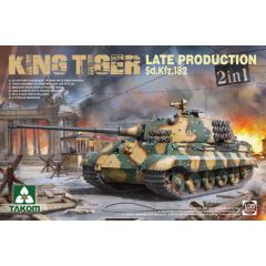 WWII German Heavy Tank SdKfz 182 King Tiger Late Production 2 in 1 1:35
