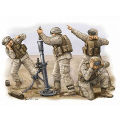 USMC M252 Mortar Crew 1:35