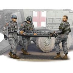 Modern US Army Stretcher Ambulance Team (4 figures) 1:35