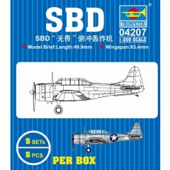 SBD Dauntless (qty 5) 1:200