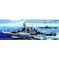 USS North Carolina BB55 1:700