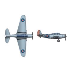 TBD-1 Devastator for USS Hornet (qty 10) 1:350