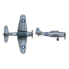 SBD-3 Dauntless for USS Hornet (qty 10) 1:350