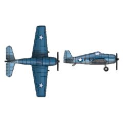 F6F Hellcat for USS Essex (qty 6) 1:350